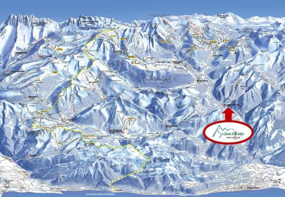 Appartement Cosy 3/4 Personnes A 5 Min Des Pistes. Saint-Jean-dʼAulps Dış mekan fotoğraf